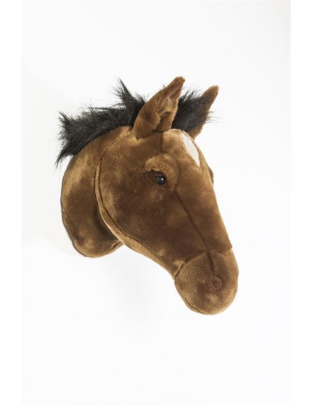 WILD AND SOFT DIERENHOOFD PAARD DONKERBRUIN SCARLETT