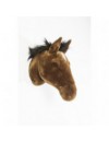 WILD AND SOFT DIERENHOOFD PAARD DONKERBRUIN SCARLETT