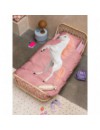 SNURK UNICORN DUSTY PINK DEKBEDOVERTREK 140X200/220 CM + 1 SLOOP