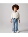 LEVI'S TRUI MET AFNEEMBARE KRAAG OFFWHITE