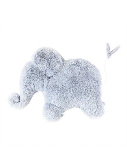 DIMPEL OSCAR MUZIKALE OLIFANT42CM BLAUW