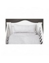 POETREE CHEVRON LIGHT GREY MELANGE DONSOVERTREK BED