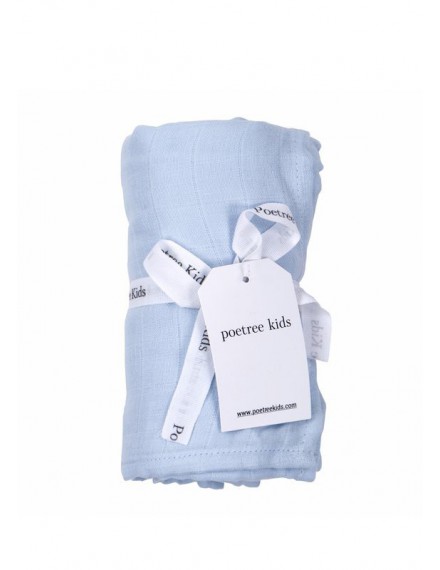 POETREE SWADDLE DOEK LIGHT BLUE