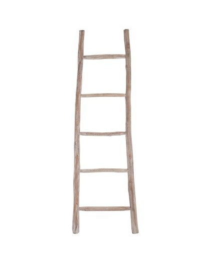 J-LINE LADDER TEAK NATURAL 158CM