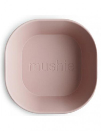 MUSHIE BOWL SQUARE 2 STUKS BLUSH