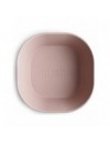 MUSHIE BOWL SQUARE 2 STUKS BLUSH