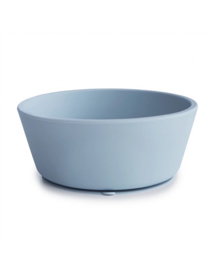 MUSHIE SILICONE BOWL POWDER BLUE