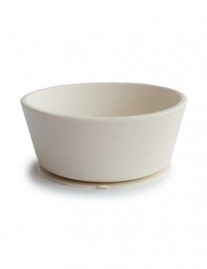 MUSHIE SILICONE BOWL IVORY