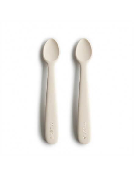 MUSHIE BABY SPOON IVORY