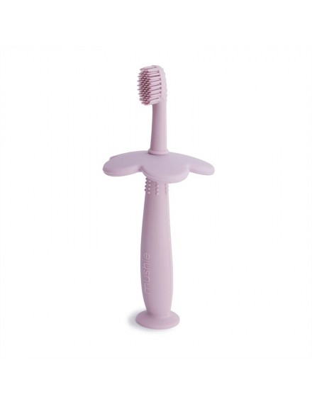 MUSHIE TRAINING TOOTHBRUSH FLOWER LILAC