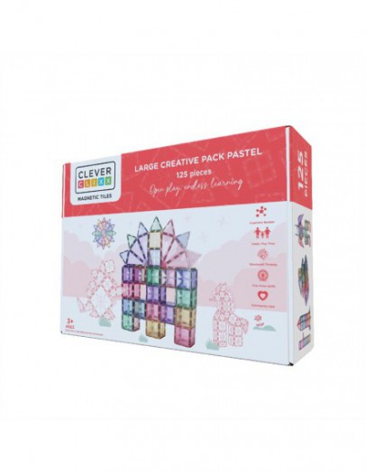 CLEVERCLIXX LARGE CREATIVE PACK PASTEL 125 STUKS