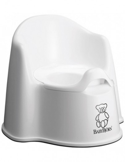 BABY BJORN WC-POTJE ZETEL WIT/ GRIJS