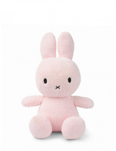 BTTOYS NIJNTJE ZITTEND TERRY LIGHT PINK 33CM