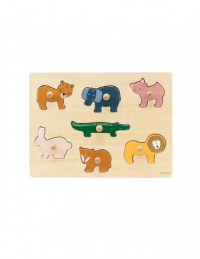 TRIXIE HOUTEN INLEGPUZZEL DIEREN 7 STUKS