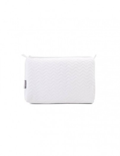 POETREE CHEVRON WHITE TOILETRY BAG