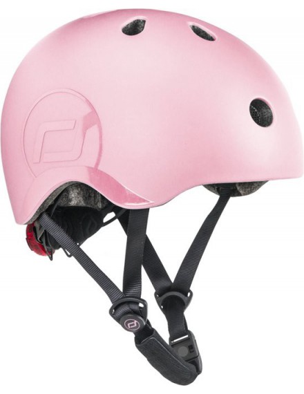 SCOOT AND RIDE FIETSHELM ROZE S-M HOOFDOMTREK 51-55CM