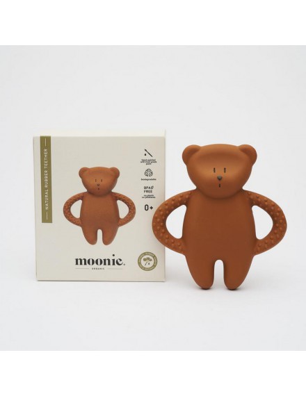 MOONIE TEETHER BEAR CARAMEL NATUR