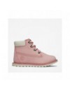 TIMBERLAND POCKEY PINE FLUFFY-COLLAR ZIP BOOT VOOR PEUTERS EN KLEUTERS IN ROZE