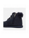 TIMBERLAND POCKEY PINE FLUFFY-COLLAR ZIP BOOT VOOR PEUTERS IN DONKERBLAUW NUBUCK