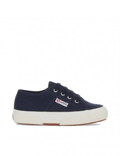 SUPERGA SNEAKER VETERS BLUE NAVY