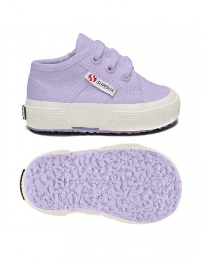 SUPERGA SNEAKER BABY VETERS VIOLET LILLA