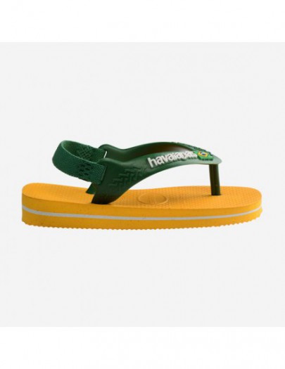 HAVAIANAS BABY BRASIL GEEL/GROEN