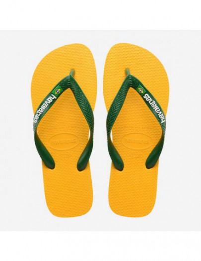 HAVAIANAS KIDS BRASIL GEEL/GROEN