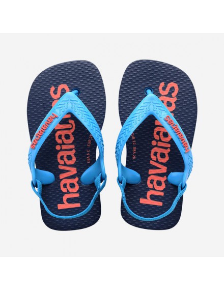 HAVAIANAS BABY LOGO TURQUOISE