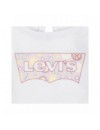 LEVI'S T-SHIRT MET LANGE MOUWEN WIT