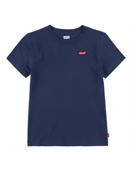 LEVI'S T-SHIRT DONKERBLAUW MET KLEIN LOGO