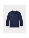 RALPH LAUREN T-SHIRT MET LANGE MOUWEN BLAUW