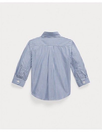 RALPH LAUREN HEMD STRIPES DARK BLUE