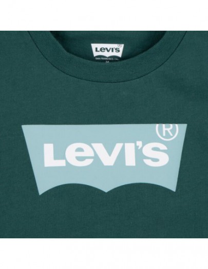 LEVI'S T-SHIRT MET KORTE MOUWEN GROEN