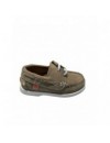 ELI BOOTSCHOEN TAUPE VETERS WIT