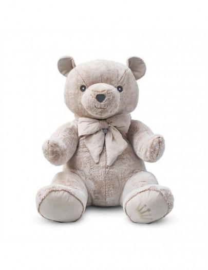 FIRST ETHNIC WHITE ZOE TEDDY BEAR XL 100CM BEIGE