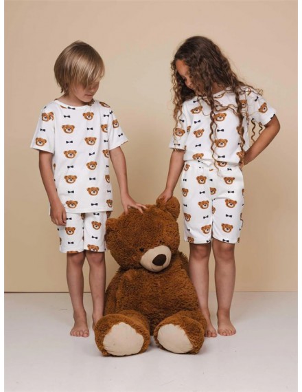 SNURK TEDDY T-SHIRT EN KORTE BROEK SET KINDEREN