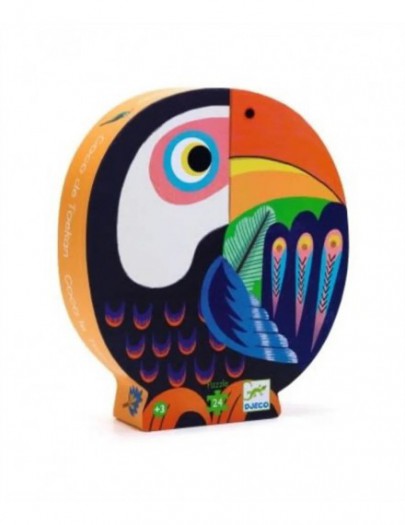 DJECO PUZZEL COCO DE TOUCAN-24 STUKKEN