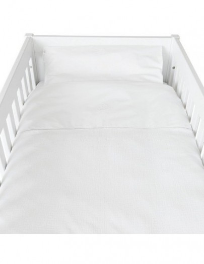 THEOPHILE & PATACHOU COTTON WHITE DONSOVERTREK BED100X135 + SLOOP - GEWAFELD