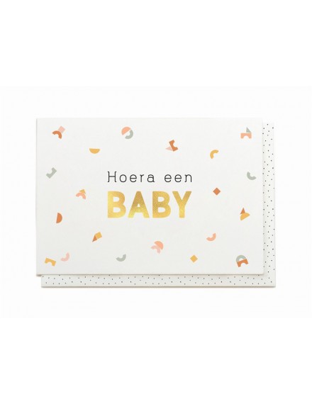 WENSKAART HOERA EEN BABY