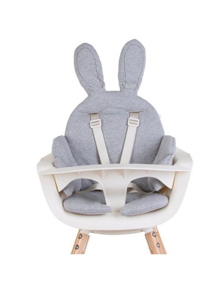 CHILDHOME STOELKUSSEN RABBIT JERSEY GREY