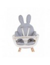 CHILDHOME STOELKUSSEN RABBIT JERSEY GREY