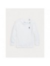 RALPH LAUREN T-SHIRT MET LANGE MOUWEN WHITE