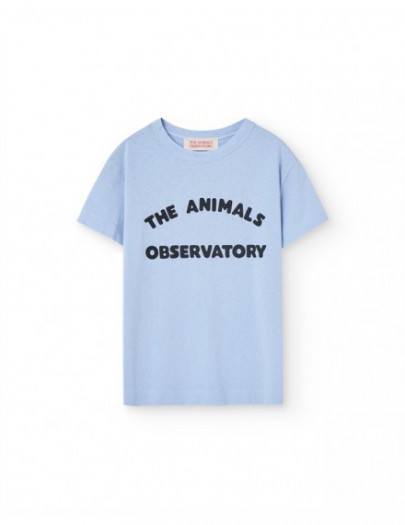 THE ANIMALS OBSERVATORY T-SHIRT ROOSTER KID SOFT BLUE