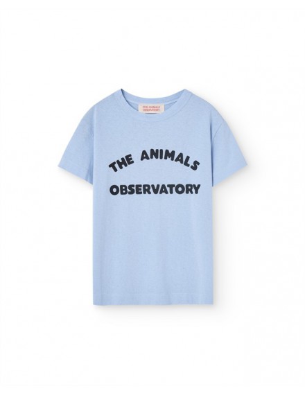 THE ANIMALS OBSERVATORY T-SHIRT ROOSTER KID SOFT BLUE