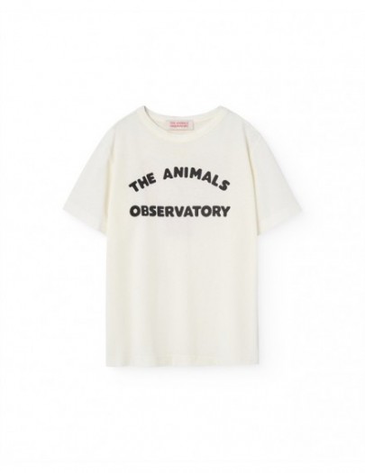 THE ANIMALS OBSERVATORY T-SHIRT ROOSTER KID WHITE