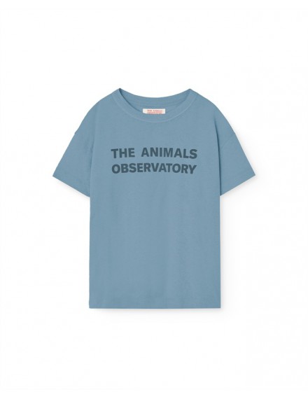 THE ANIMALS OBSERVATORY T-SHIRT ORION KID BLUE