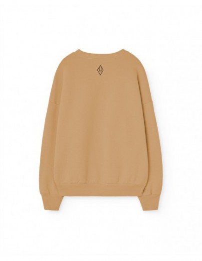 THE ANIMALS OBSERVATORY SWEATER LEO KIDS TAN