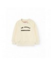 THE ANIMALS OBSERVATORY SWEATER JACKAL BABY WHITE