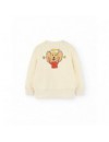 THE ANIMALS OBSERVATORY SWEATER JACKAL BABY WHITE