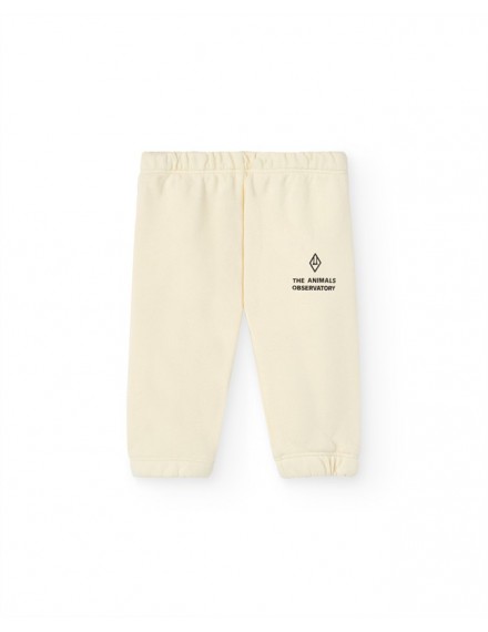 THE ANIMALS OBSERVATORY SWEATPANTS SLOTH BABY WITHE